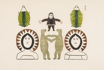 Sentinels (0099) by Jamasie Teevee vendu pour $1,250