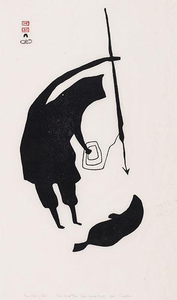 Man Killing Seal (00138) by  Tudlik sold for $4,063