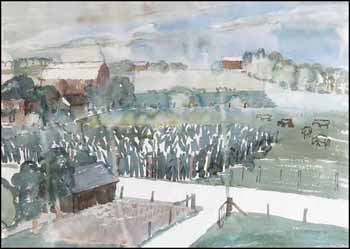 Green Summer - On the Road to Stratford (02656/2013-1605) by Julius Edward Lindsay Griffith sold for $135