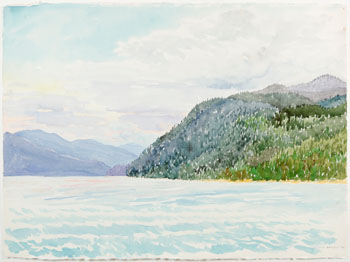 Shuswap Lake Austey Arm (03376/48) by Catherine Perehudoff vendu pour $625