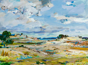 Summer Fields (03500/32) by Wynona Croft Mulcaster sold for $750