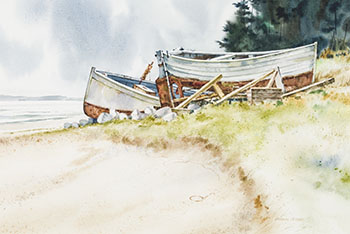 Beached, St. Margaret's Bay by Gordon Peters sold for $63
