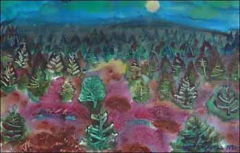 Yellow Moon (02256/2013-257) by Gary Saunders sold for $189