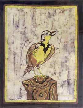 Bird on a Perch (02858/2013-3144) by Britton M. Francis sold for $188