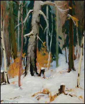 First Snow in the Forest (00013/TN049) by George Arthur Kulmala sold for $540