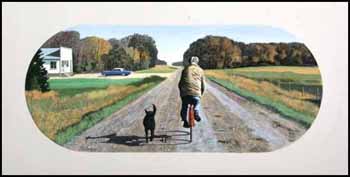 Joe and Dog (00499/2013-T829) by Robert Kost sold for $500