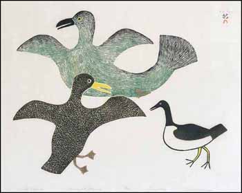 Sea Pigeons (03025/2013-1277) by Keeleemeeoomee Samualie sold for $162