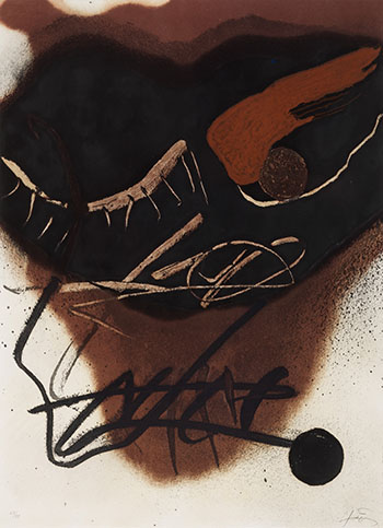 Figura by Antoni Tàpies vendu pour $1,000