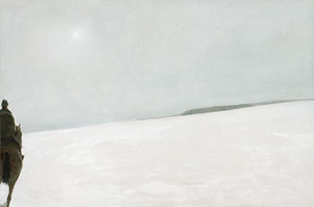Le Cavalier dans la neige by Jean Paul Lemieux vendu pour $841,250