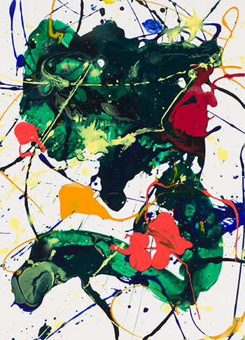 Untitled by Sam Francis sold for $169,250