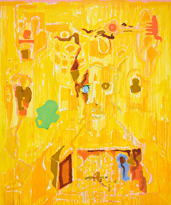 Mellow Yellow (Self Portrait 14) by Harold Klunder sold for $11,250