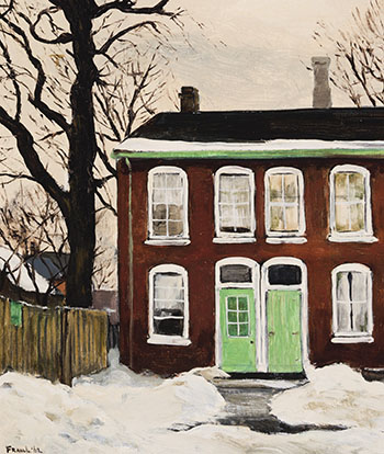 End of Birch Avenue by Albert Jacques Franck sold for $8,125