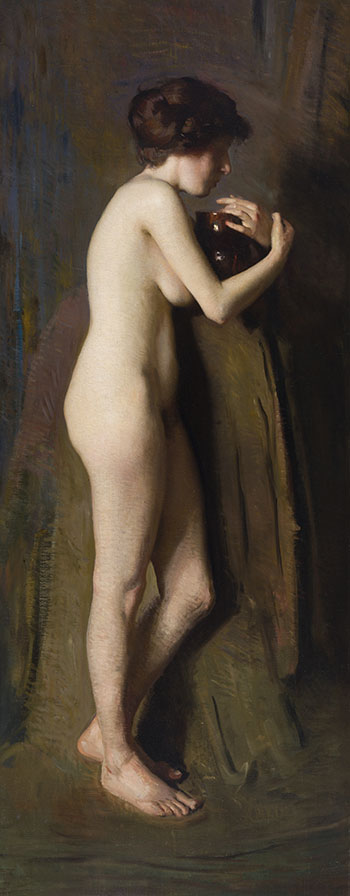 Nude with Vase by Late 19th Century Canadian School vendu pour $3,438