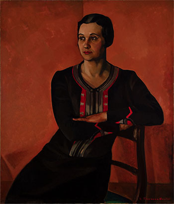 Portrait of Frances Holgate by Lilias Torrance Newton