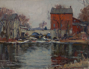 The Old Mill by Manly Edward MacDonald