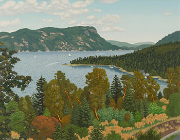 Above Maple Bay par Edward John (E.J.) Hughes