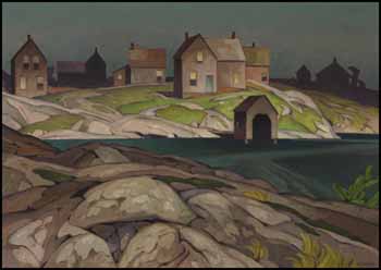 Village in the Rock Country by Alfred Joseph (A.J.) Casson