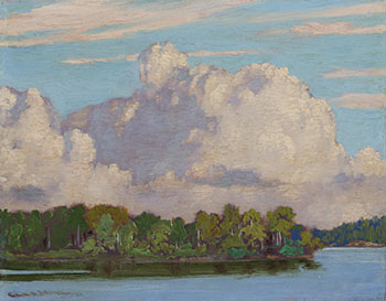 Summer Clouds - Lake of the Woods par Frank Hans (Franz) Johnston