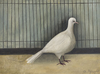 Bird in Cage by Christiane Sybille Pflug