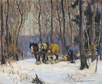 Winter Logging par Manly Edward MacDonald