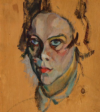Sketch of Young Woman by Pegi Nicol MacLeod