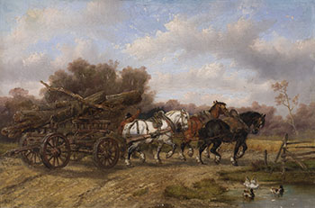 Driving the Logging Cart by Alexis de Leeuw