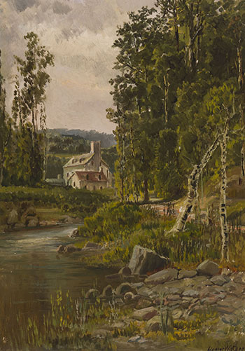 Mill and Stream by Homer Ransford Watson