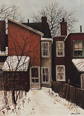 Old House on River Street by John Kasyn