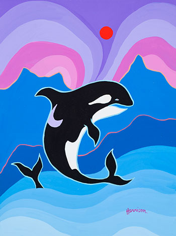 The Orca par Ted Harrison