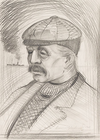 Portrait of Captain Peter Carter par David Lloyd Blackwood