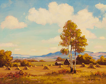 Alberta Harvest par Roland Gissing