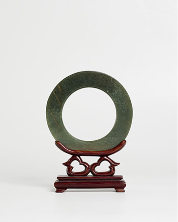 A Chinese Archaic Green Jade Disc, Huan, Probably Neolithic Period by  Chinese Art