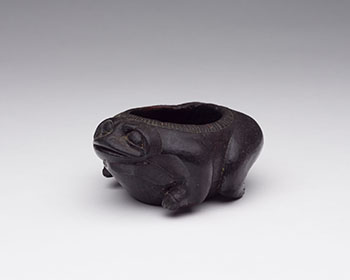 Frog Oil Bowl by Early Tlingit Artist