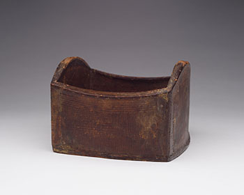 Grooved Kwakwaka’wakw or Heiltsuk Feast Bowl by  Early Northwest Coast Artist