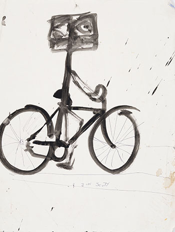 Cyclist by John Scott