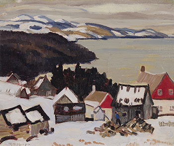 Quebec Hamlet, Lower St. Lawrence by Randolph Stanley Hewton