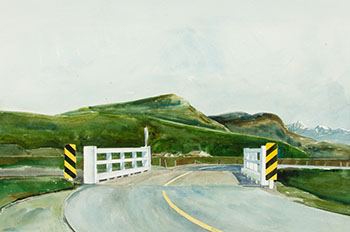 Looking Towards Highway #1 by William Griffith Roberts