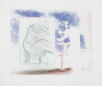 A Picture of Ourselves, from the Blue Guitar by David Hockney