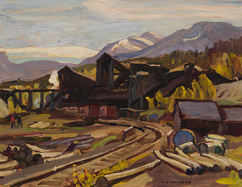 Coal Mine at Canmore by Alexander Young (A.Y.) Jackson