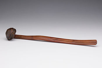A Rare Chinese Bamboo Carved and Inscribed Ruyi Sceptre, Signed Muan, 19th Century or earlier by  Chinese Art