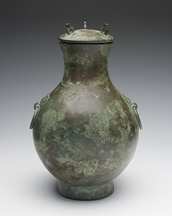 A Chinese Bronze Vase and Cover, Hu
Han Dynasty (206 BC – 220 AD) by  Chinese Art