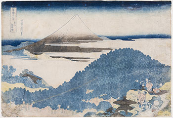 Cushion Pine at Aoyama by Katsushika Hokusai