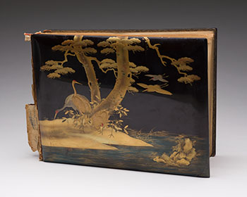 Fifty Tinted Japanese Photographs and Lacquer Album. Meiji Period, c. 1900 by  Japanese Art