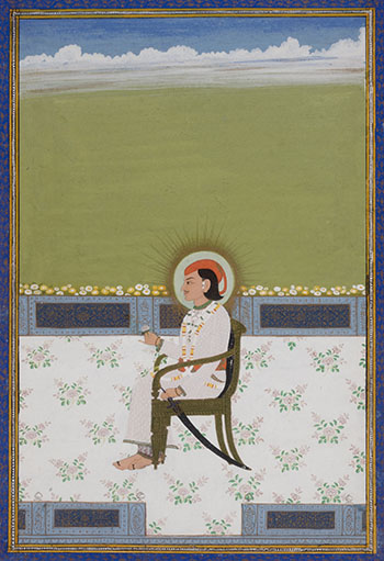 A Pahari (Possibly Kangra) Painting of a Prince, 18th/19th Century by Indian Art