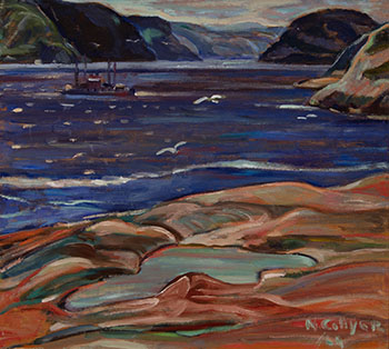 Ferry, Saguenay River by Nora Frances Elizabeth Collyer