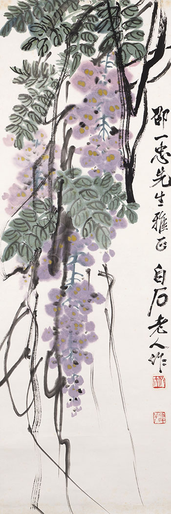 Wisteria by Qi Baishi
