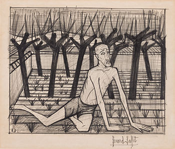 Étude pour La Passion du Christ by Bernard Buffet