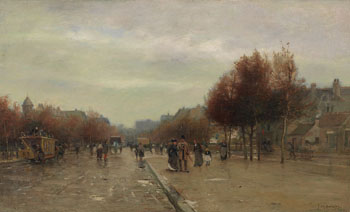 Street Scene, Paris par James MacDonald Barnsley
