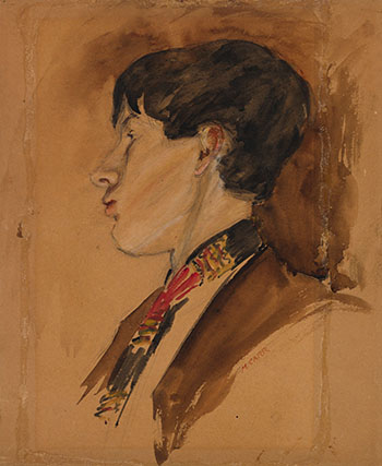Portrait of a Young Man by Attributed to Emily Carr