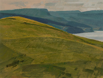 Brooding Hills of Cape Breton by Alan Caswell Collier